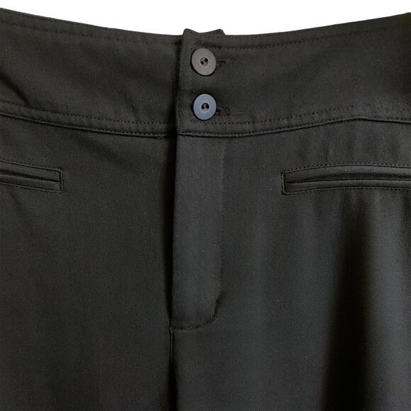 CHICO'S High Rise Straight Leg Pants Basic Black Pants Size 0 (4-6)Career Work - Picture 4 of 10